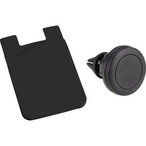 Magnetic Phone Mount w/ Silicone Wallet