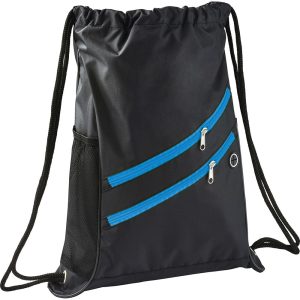 Two Zipper Deluxe Drawstring Sportspack