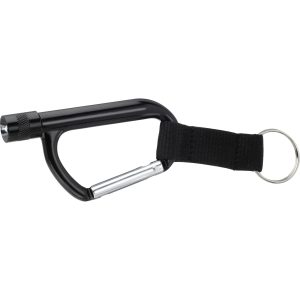 Flashlight Carabiner with Strap