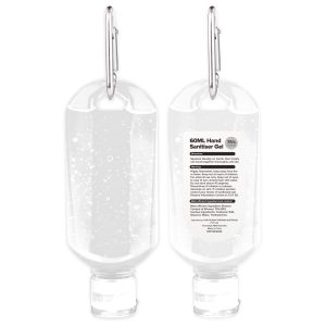 60ml Hand Sanitiser Gel with Carabiner